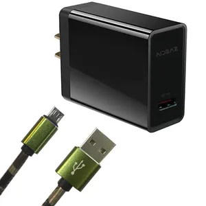 شارژر دیواری مدل JYX-218-QC به همراه کابل microUSB