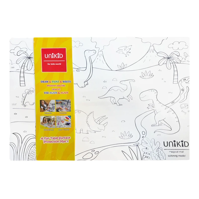 بازی آموزشی یونیکید طرح تخته جادویی مدل دایناسور