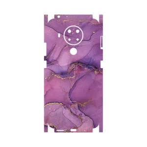 MAHOOT Purple Marble-FullSkin Cover Sticker for Nokia 5.4