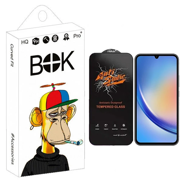 محافظ صفحه نمایش بوک مدل Antistatic Pro مناسب برای گوشی موبایل سامسونگ galaxy a34 5g