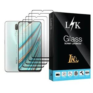 LKG LK Glass MIX004 Screen Protector For Oppo A9x Pack Of 4
