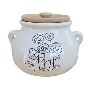 قندان مدل در سفالی flowers