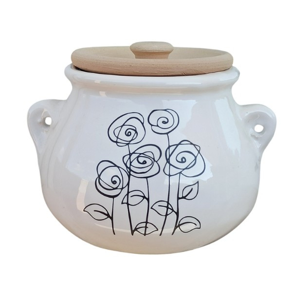 قندان مدل در سفالی flowers