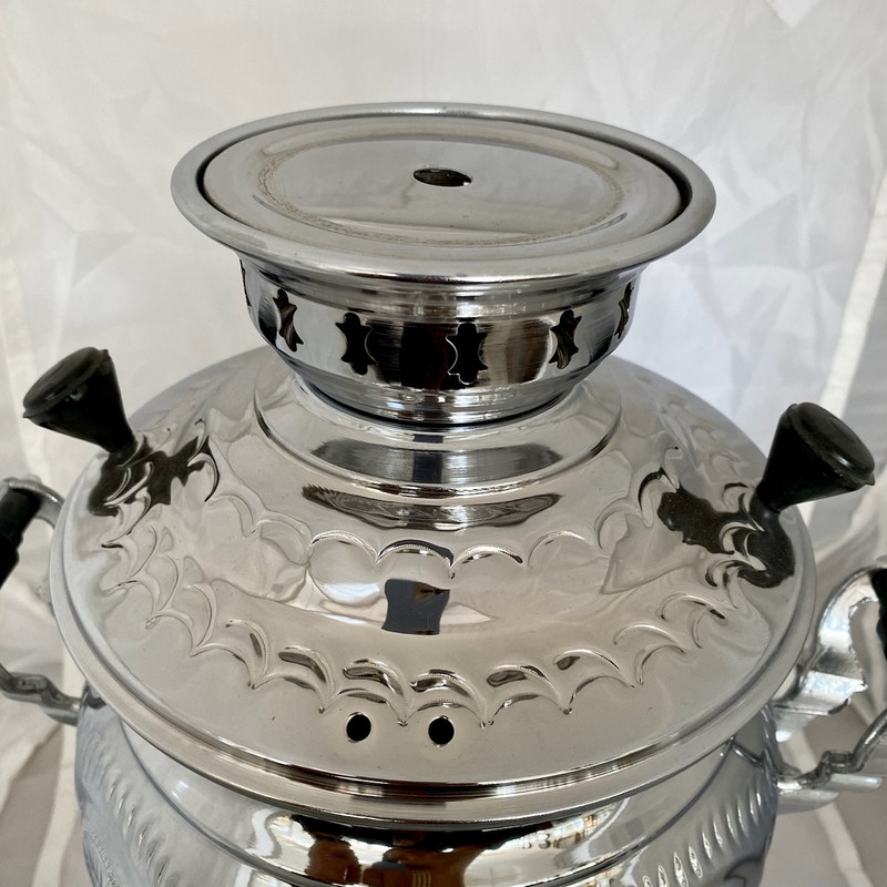 سماور گازی مدل پارسیان کد 290500 ظرفیت 7 لیتر