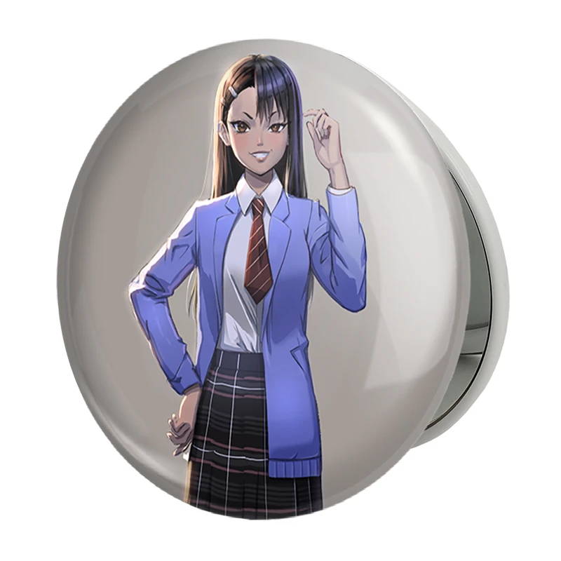 آینه جیبی خندالو طرح ناگاتارو انیمه ناگاتورو مدل تاشو کد 34008