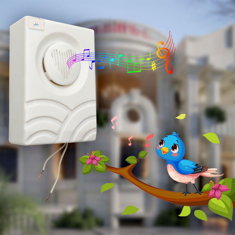 زنگ دورچیم مدل بلبلی