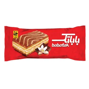 کیک باباتک دورنگ بابانا - 40 گرم بسته 36 عددی