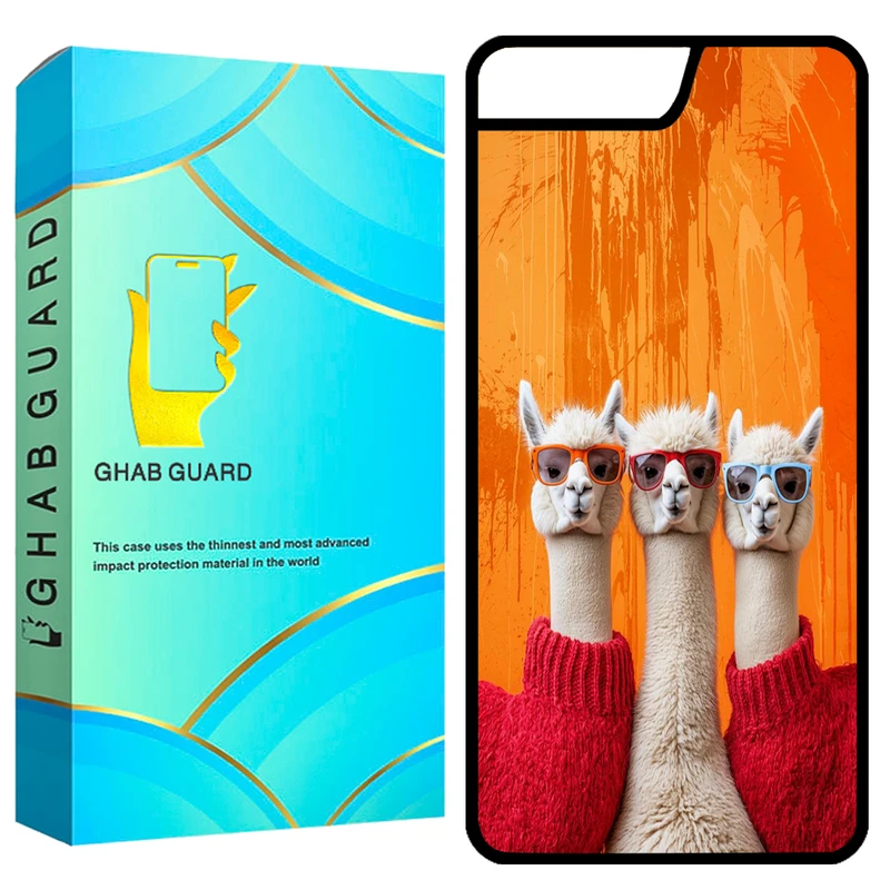 کاور قاب گارد طرح لاما مدل GCHP7P مناسب برای گوشی موبایل اپل iPhone 7 Plus / 8 Plus
