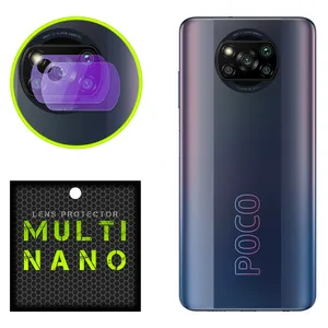 Multi Nano X-L2P Camera Lens Protector For Xiaomi Poco X3 Pack of 2