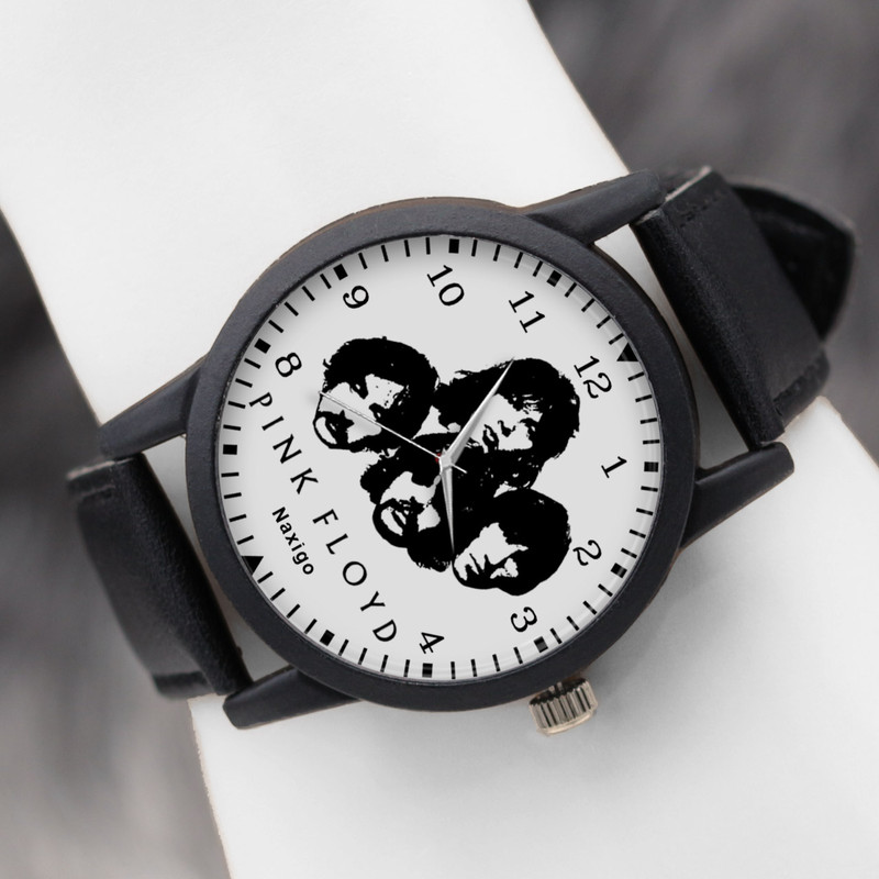 ساعت مچی عقربه ای ناکسیگو طرح Pink Floyd کد LF4227