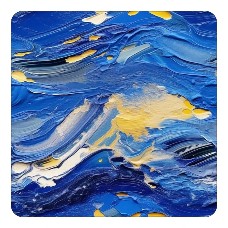 مگنت کاکتی طرح نقاشی رنگ روغن مدل mp69953