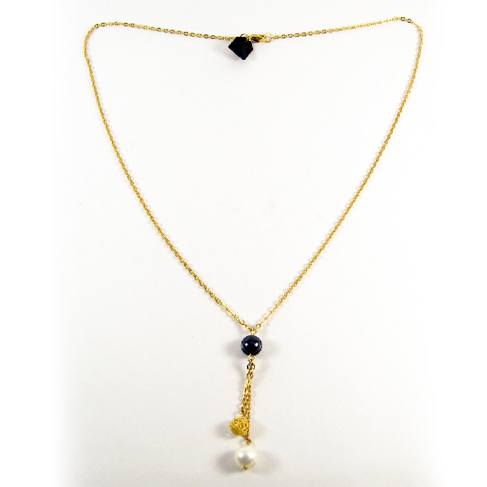 گردنبند طلا 18 عیار زنانه مانچو مدل sfg630