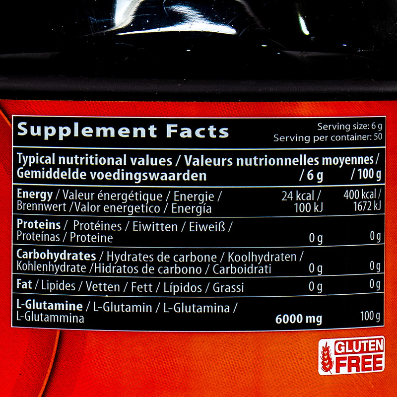 پودر ال گلوتامین 6000 کیو ان تی - 500 گرم
