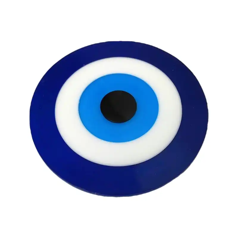 زیر لیوانی رزینی طرح چشم و نظر