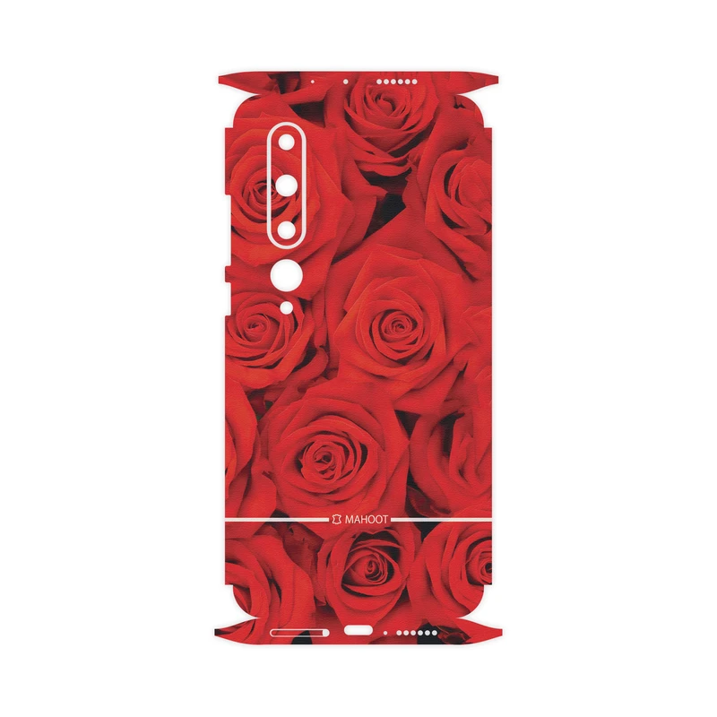 برچسب پوششی ماهوت مدل Red-Flower-FullSkin مناسب برای گوشی موبایل شیائومی MI 10