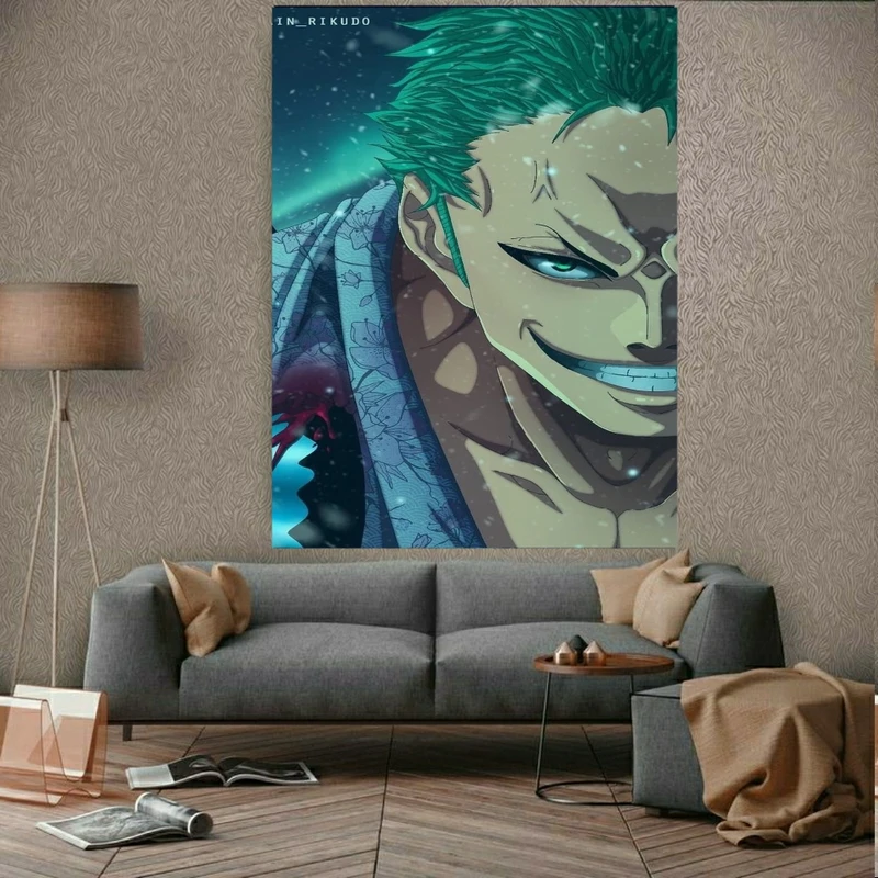 تابلو بوم طرح انیمه وان پیس One Piece مدل SDB266
