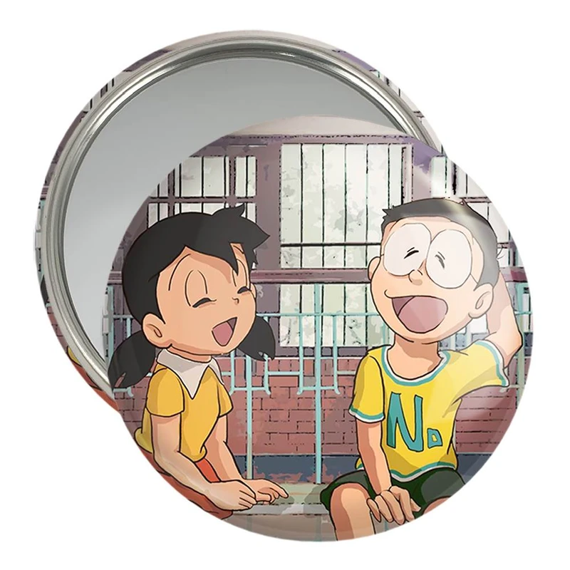 آینه جیبی خندالو مدل نوبیتا و شیزوکا انیمه دورایمون  کد 12771