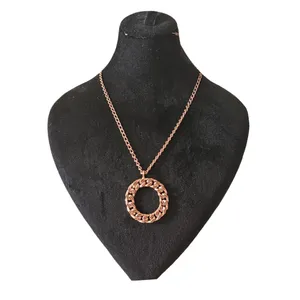 گردنبند دست ساز زنانه مدل مسی کد S348