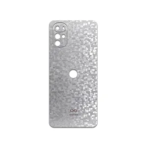 MAHOOT Silver-Silicon Cover Sticker for Motorola Moto G22