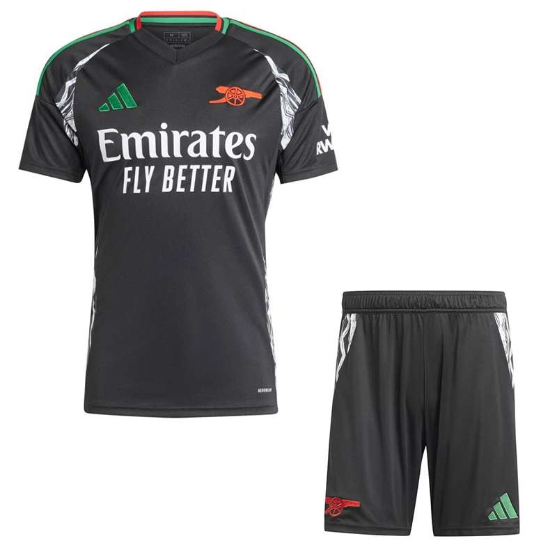 ست تی شرت و شلوارک ورزشی مردانه مدل آرسنال Away 2025 ست تی شرت و شلوارک ورزشی مردانه مدل آرسنال Away 2025