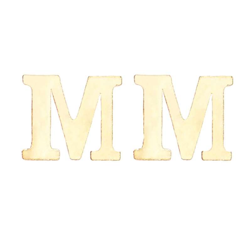 گوشواره طلا 18 عیار زنانه قیراط مدل M کد GH6266