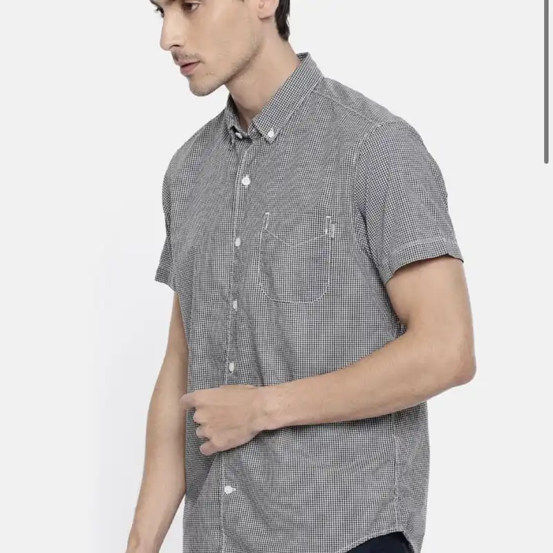 پیراهن آستین کوتاه مردانه تیمبرلند مدل EastHam River Micro Check