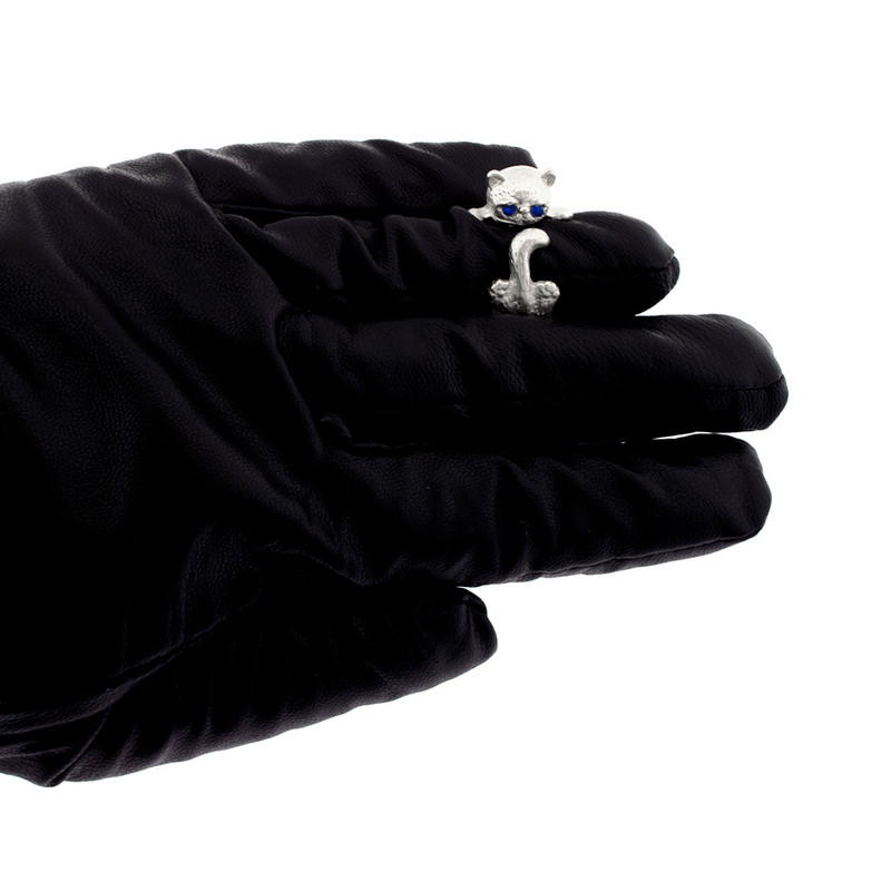 بند انگشتی زنانه برانت طرح گربه خسته