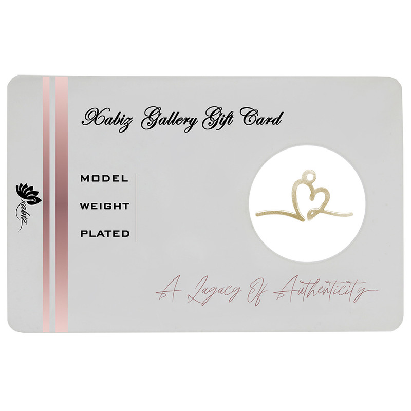 طلا گرمی 18 عیار ژابیز مدل لاین آرت قلب g41