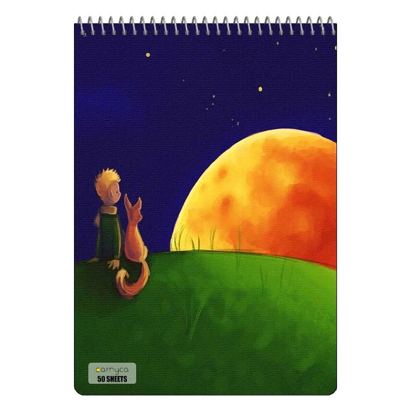 دفتر نقاشی 50 برگ سیمی کارنیکا طرح شازده کوچولو The Little Prince کد 26428