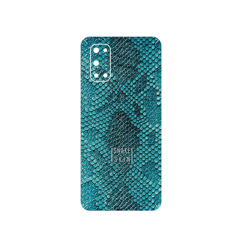 برچسب پوششی ماهوت مدل Blue Snake Skin مناسب برای گوشی موبایل ریلمی 7 5G
