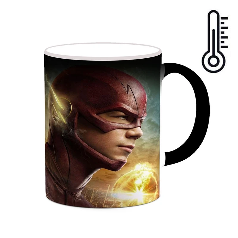 ماگ حرارتی کاکتی مدل فلش The Flash کد mgh40163