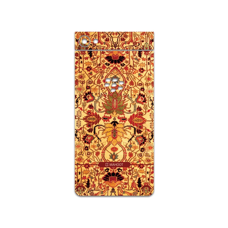 برچسب پوششی ماهوت مدل Persian-Carpet-Yellow مناسب برای گوشی موبایل بلک بری Motion