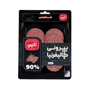 کالباس گوشت 90 درصد تند کالیفرنیا تانیس - 250 گرم