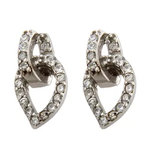 گوشواره نقره زنانه بازرگانی میلادی مدل فانتزی کد GZN_211