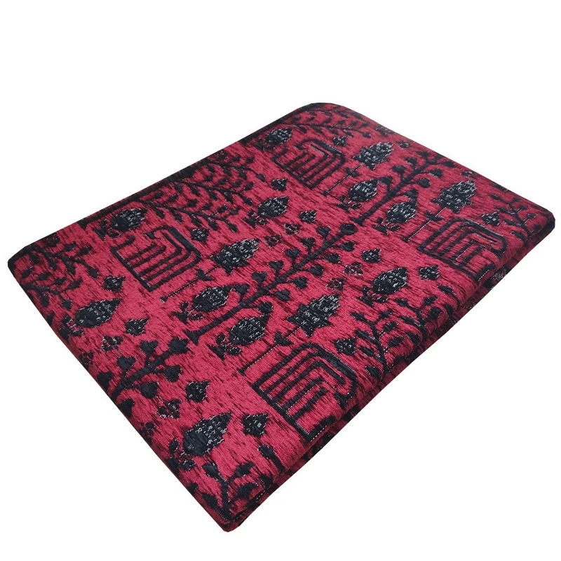 روفرشی مدل سنتی کد 3407 زمینه قرمز تیره