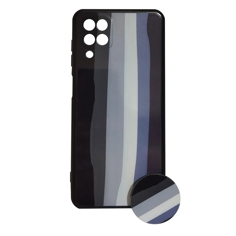 کاور کد 1763 مناسب برای گوشی موبایل سامسونگ Galaxy A12 به همراه پایه نگهدارنده