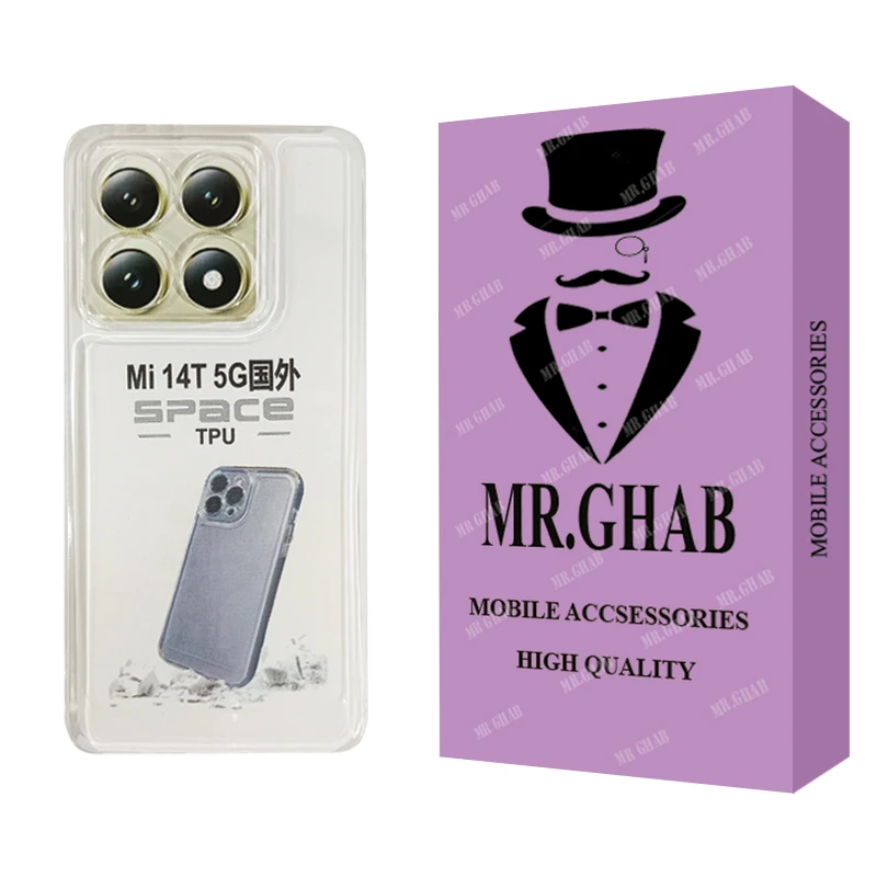 کاور مستر قاب مدل ژله ای مناسب برای گوشی موبایل شیائومی 14T / 14T Pro