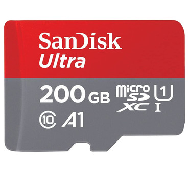 کارت حافظه‌ microSDXC سن دیسک مدل A1 کلاس 10 استاندارد UHS-I U1سرعت 100MBps ظرفیت 200 گیگابایت