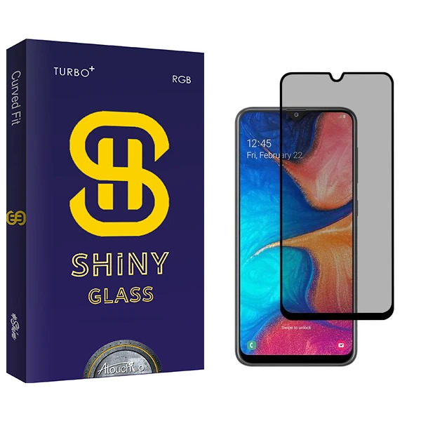 محافظ صفحه نمایش حریم شخصی آتوچبو مدل Shiny مناسب برای گوشی موبایل سامسونگ Galaxy A20