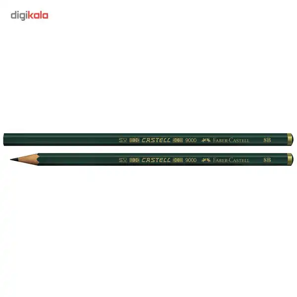مداد طراحی فابر-کاستل مدل 9000 با درجه سختی نوک HB