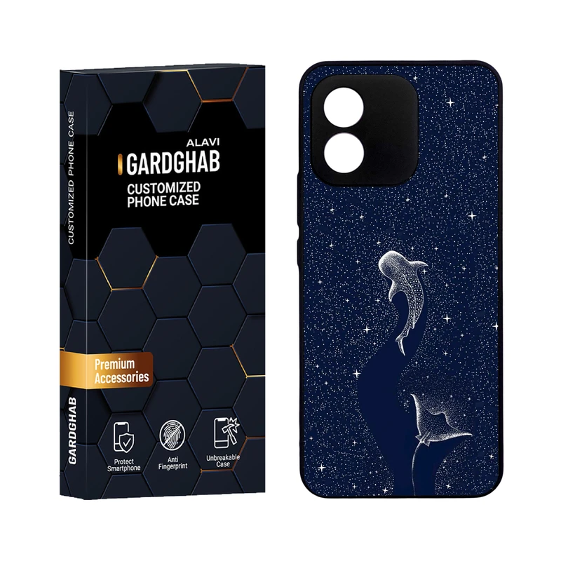 کاور گارد قاب علوی مدل دورژله ای هنری مناسب برای گوشی موبایل آنر X5 4G 2023