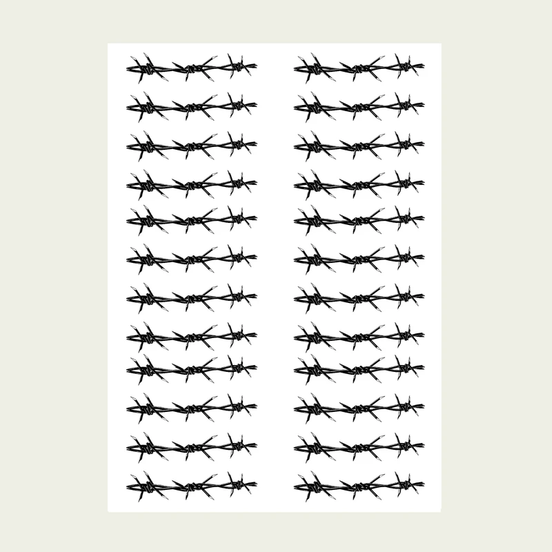 عکس شماره 4 : تتو موقت مدل مردانه مجموعه 400 عددی به همراه اسپری تتو موقت