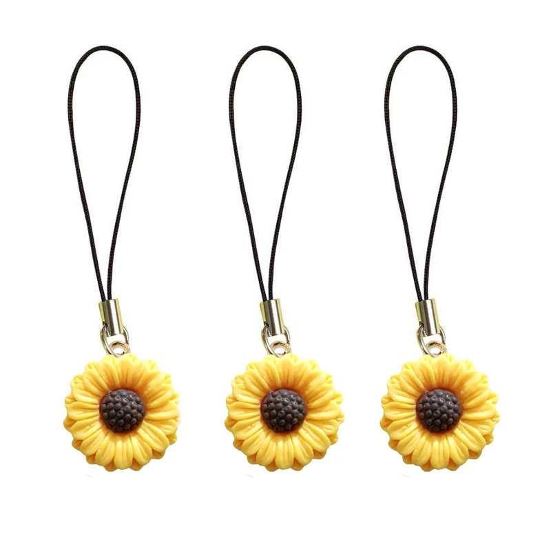 بند فلش مدل گل آفتابگردان بسته سه عددی 