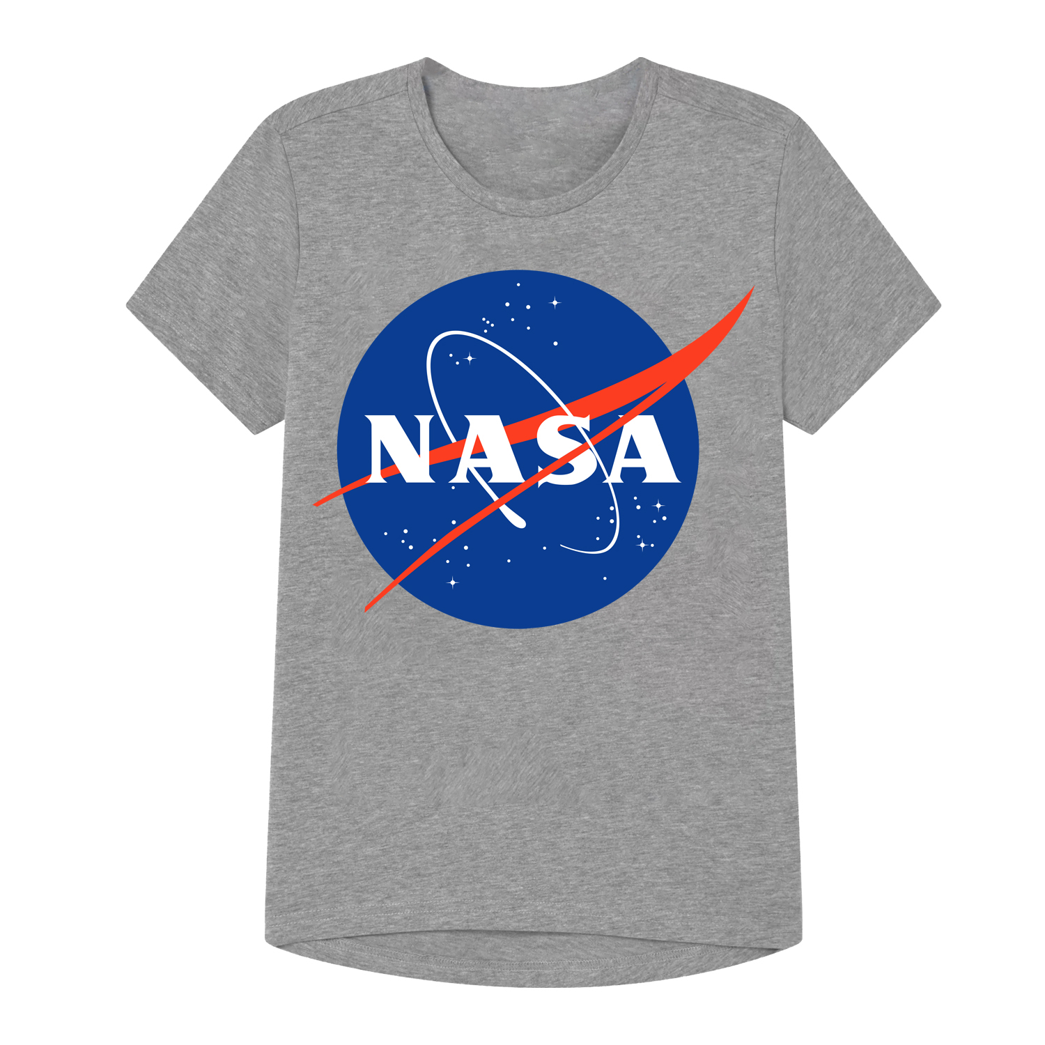 تی شرت آستین کوتاه مردانه مدل ناسا کد f112 رنگ طوسی