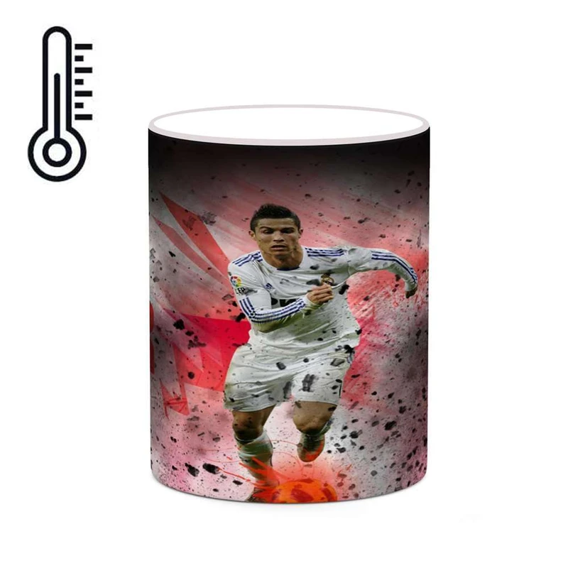 ماگ حرارتی کاکتی مدل کریستیانو رونالدو کد mgh24846