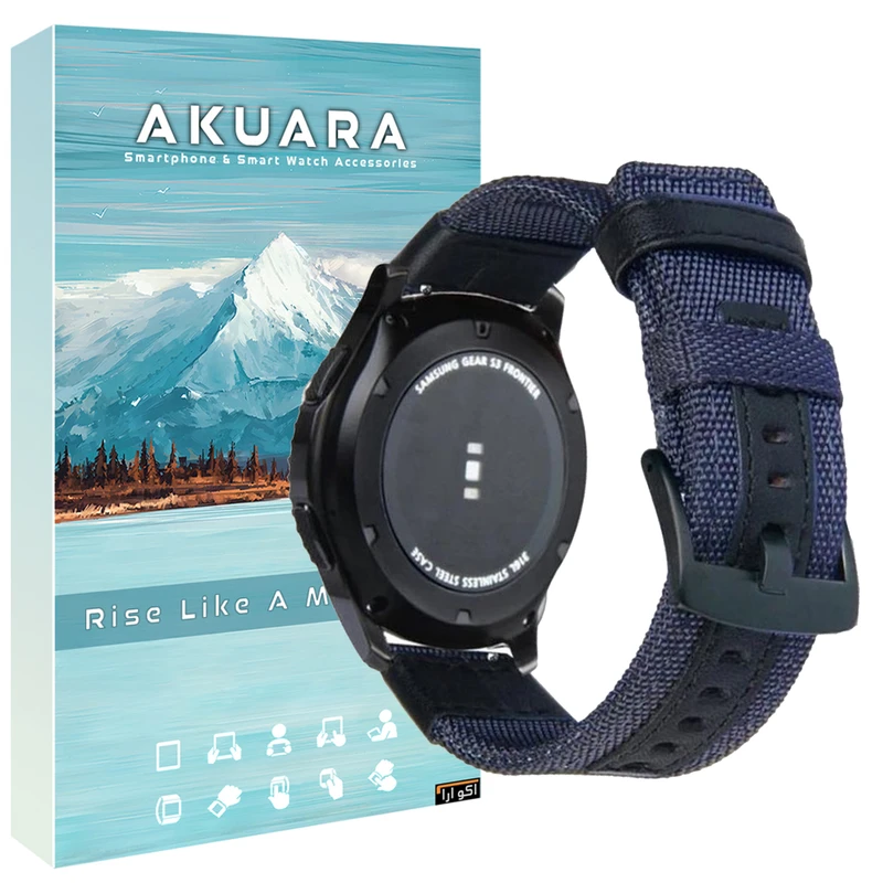 بند آکوآرا مدل Military KNVS مناسب برای ساعت هوشمند سامسونگ Galaxy Watch 6 Classic 43mm