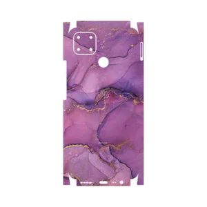MAHOOT Purple Marble-FullSkin Cover Sticker for Realme C25s