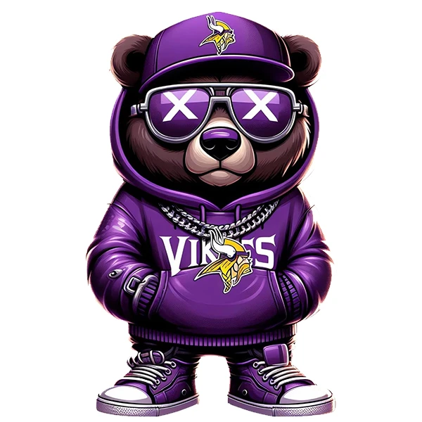 استیکر پارچه و لباس پاد آفرین طرح خرسی کد 678