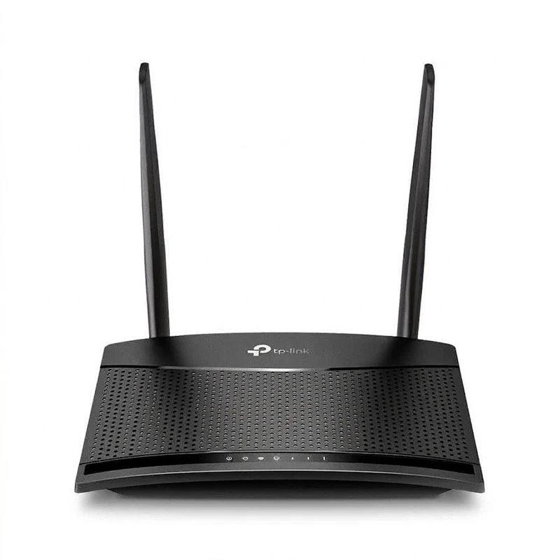 مودم روتر 4g تی پی لینک مدل tl-mr100 با پشتیبانی از شبکه 4.5g، قابلیت اتصال سیم کارت، آنتن خارجی، پورت lan و wan، مناسب استفاده خانگی و اداری و پشتیبانی همزمان تا 32 کاربر