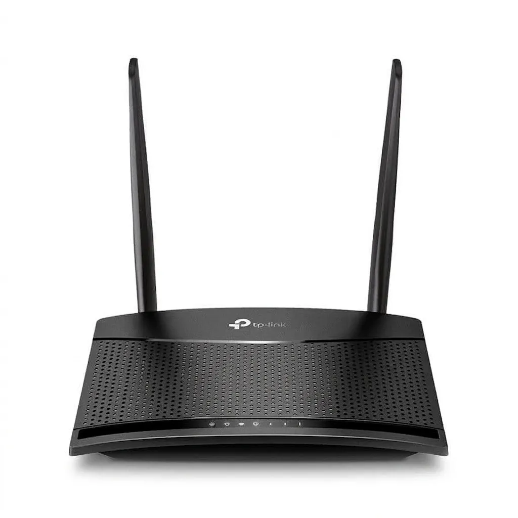 مودم روتر 4G تی پی‌لینک مدل TL-MR100 با پشتیبانی از شبکه 4.5G، قابلیت اتصال سیم کارت، آنتن خارجی، پورت LAN و WAN، مناسب استفاده خانگی و اداری و پشتیبانی همزمان تا 32 کاربر